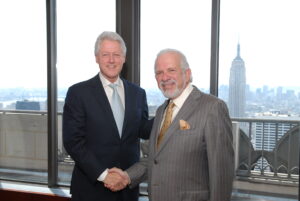 Bill Clinton and Dr. Leonard S. Polonsky CBE