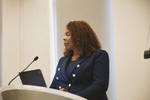 Cushman & Wakefield Chief Impact Officer Nadine Augusta shares opening remarks