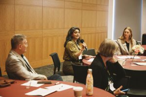 Harmeet Kaur, Interfaith America, poses a question